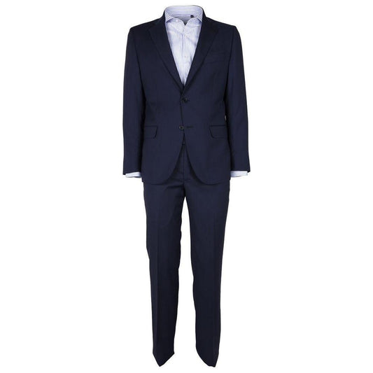 Made in Italy Blue Wool Men's Suit Made in Italy Dark Slate Gray