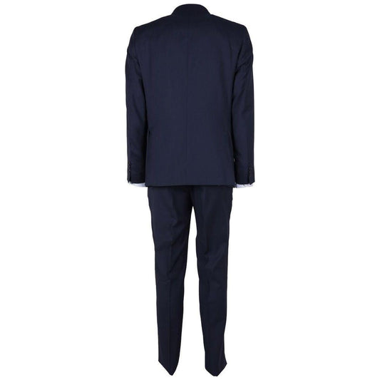 Made in Italy Blue Wool Men's Suit Made in Italy Dark Slate Gray