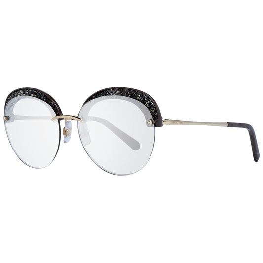 Swarovski Gold Metal & Plastic Sunglasses