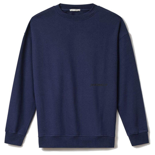 Hinnominate Blue Cotton Sweater Hinnominate Dark Slate Gray