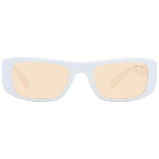 Guess White Unisex Sunglasses Guess Bisque