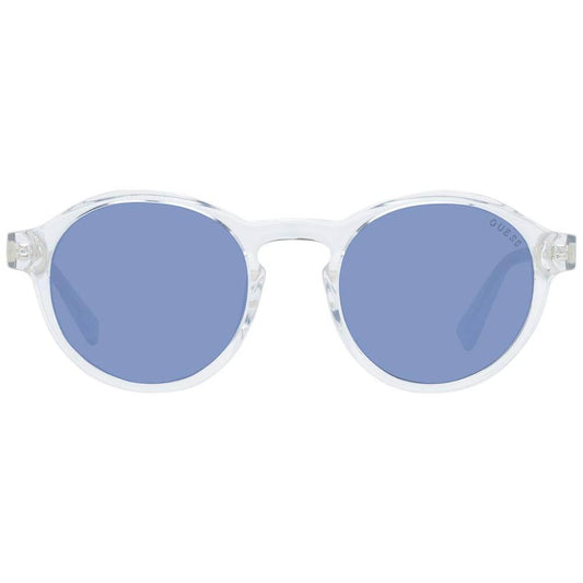 Guess White Men Sunglasses Guess Light Slate Gray