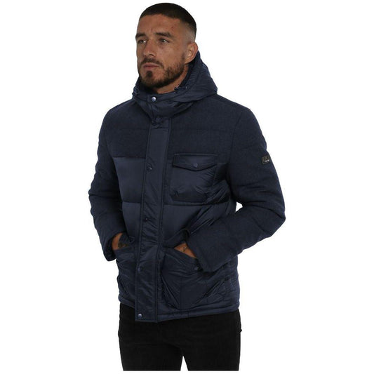 Yes Zee Blue Polyester Jacket Yes Zee Dark Slate Gray