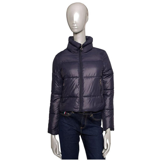 Baldinini Trend Blue Polyester Women Jacket Baldinini Trend Dark Slate Gray