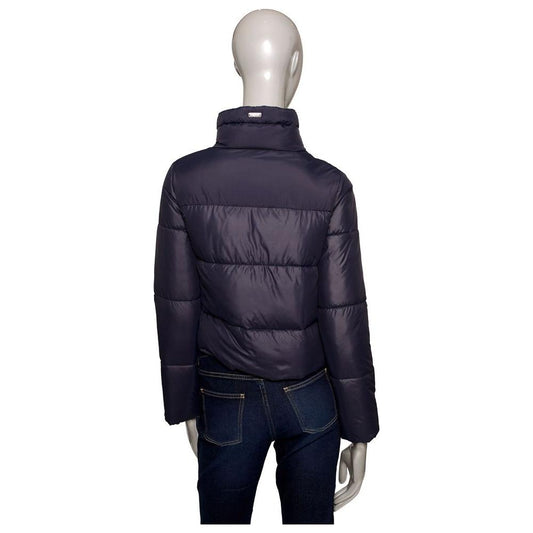 Baldinini Trend Blue Polyester Women Jacket Baldinini Trend Dark Slate Gray