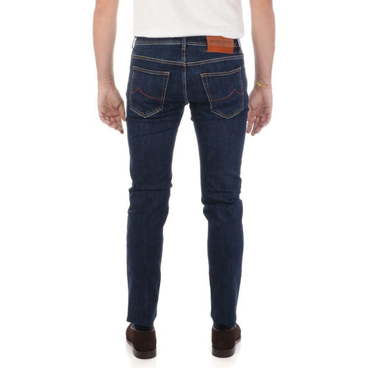 Jacob Cohen Blue Cotton Jeans & Pant Jacob Cohen Dark Slate Gray