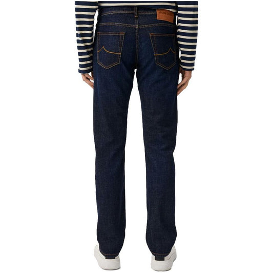 Jacob Cohen Blue Cotton Jeans & Pant Jacob Cohen Black