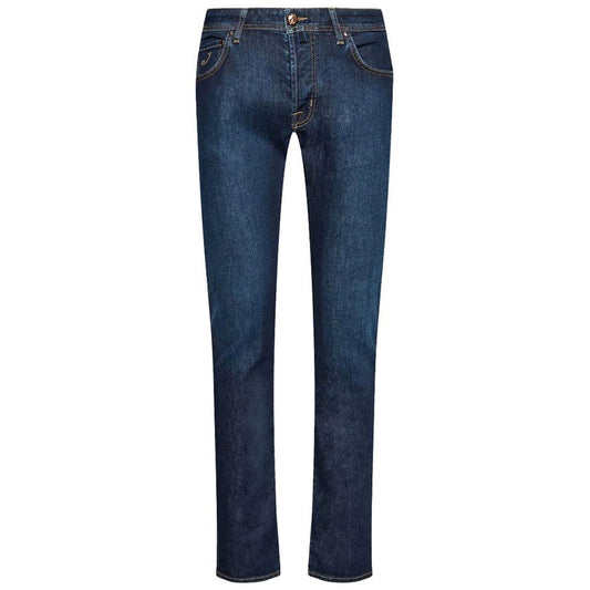 Jacob Cohen Blue Cotton Jeans & Pant Jacob Cohen Dark Slate Gray