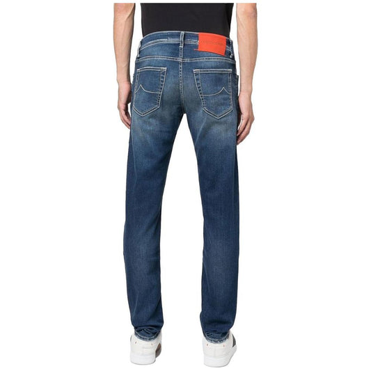 Jacob Cohen Blue Cotton Jeans & Pant Jacob Cohen Dark Slate Gray
