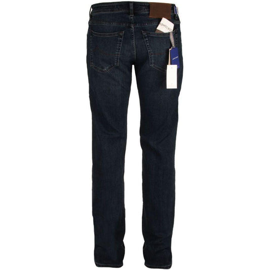 Jacob Cohen Blue Cotton Men's Slim Fit Jean Jacob Cohen Black