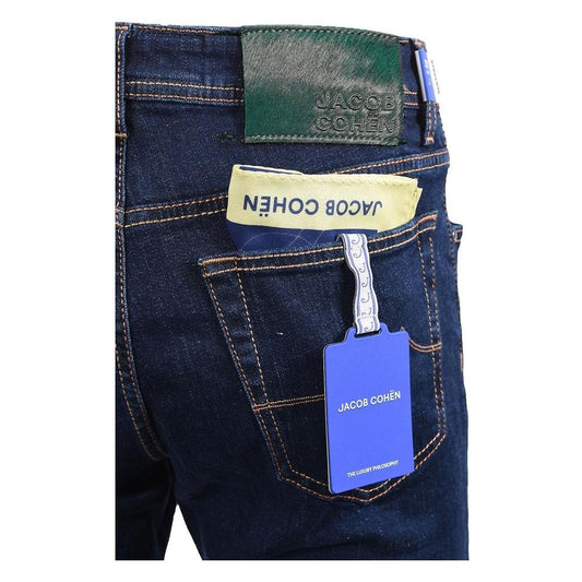 Jacob Cohen Blue Cotton Jeans & Pant Jacob Cohen Dark Slate Gray