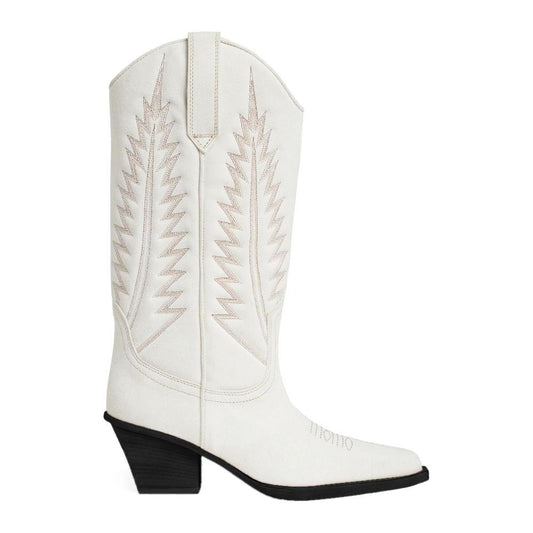 Paris Texas White Leather Boot Paris Texas Light Gray