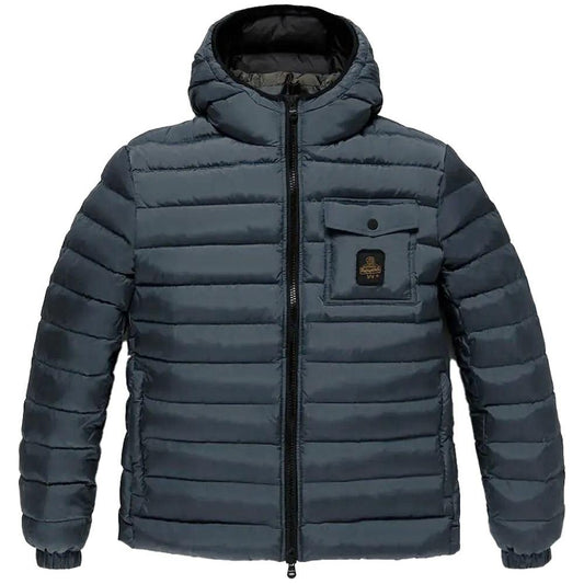 Refrigiwear Light Blue Nylon Men's Jacket Refrigiwear Dark Slate Gray