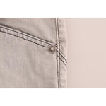 Costume National Gray Wash Cotton Slim Jeans SIG30122-1