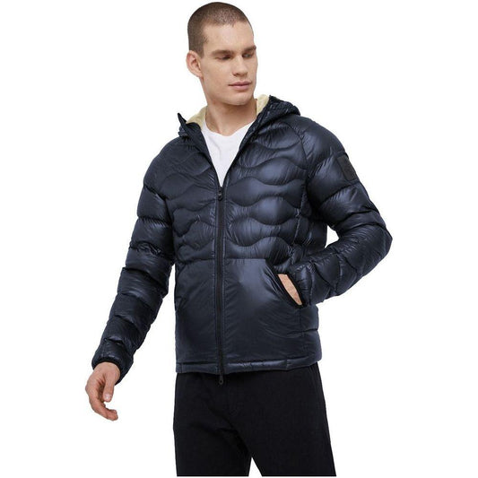 Refrigiwear Blue Nylon Jacket Refrigiwear Dark Slate Gray