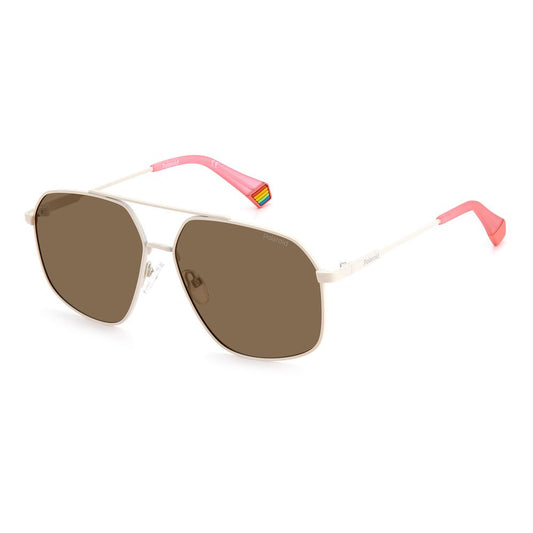 Polaroid Beige Stainless Steel Sunglasses1728,67434610848,Accessories,Beige,Glasses and Sunglasses - Accessories,New with tags,Polaroid,Sunglasses - Glasses and Sunglasses - Accessories,Unisex