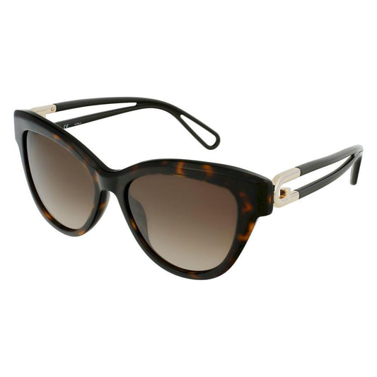 Furla Brown Plastic Sunglasses Furla Dim Gray