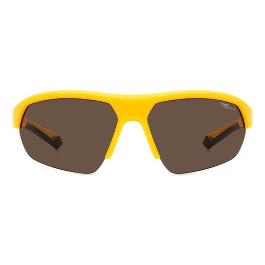 Polaroid Yellow Resin Sunglasses Polaroid Dark Olive Green
