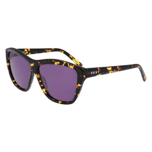 DKNY Black Acetate Sunglasses DKNY Dim Gray