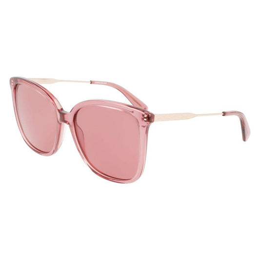 Longchamp Multicolor Acetate Sunglasses Longchamp Tan