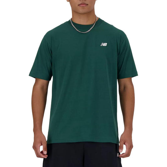 New Balance Green Cotton T-Shirt New Balance Dark Slate Gray