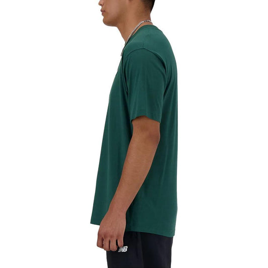 New Balance Green Cotton T-Shirt New Balance Dark Slate Gray