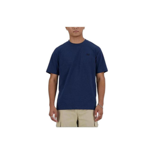 New Balance Blue Cotton T-Shirt New Balance Dark Slate Gray