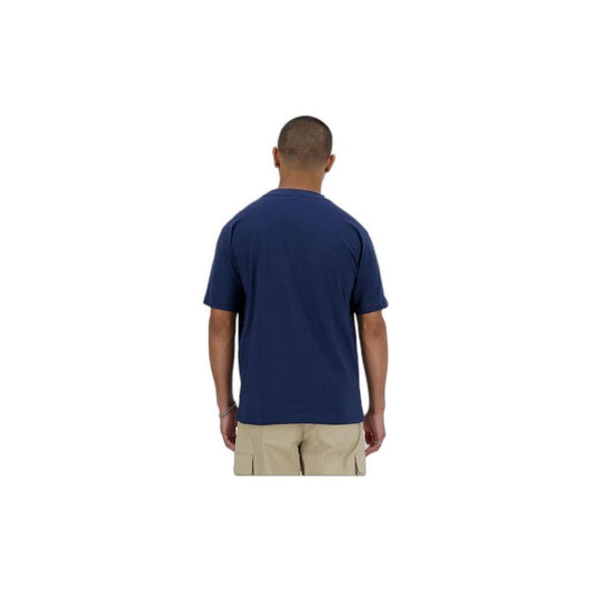 New Balance Blue Cotton T-Shirt New Balance Rosy Brown