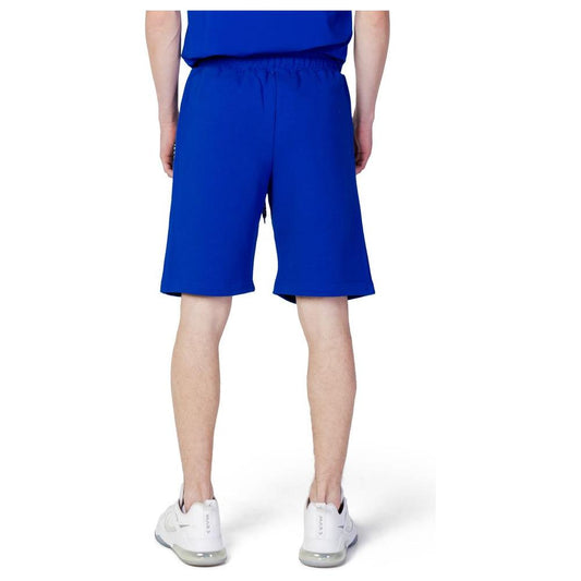 Icon Blue Cotton Short Icon Light Gray