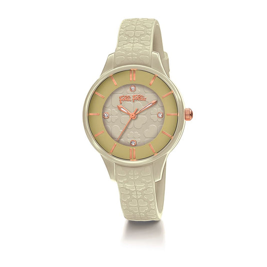 Folli Follie Gray Plastic Watch Folli Follie Tan