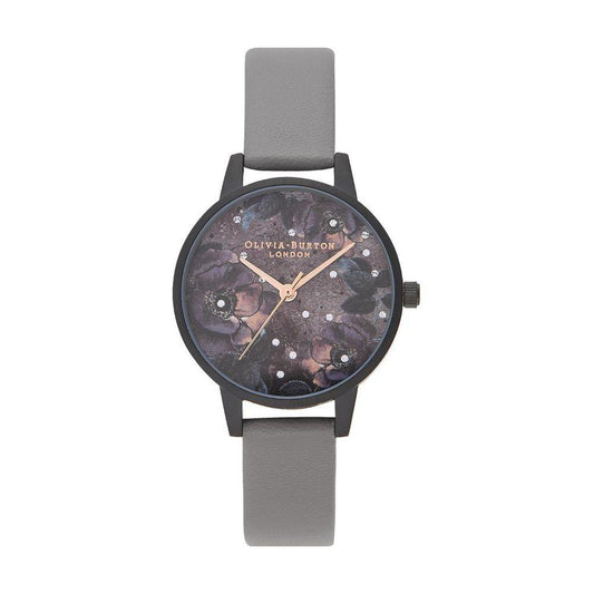 Olivia Burton Gray Synthetic Leather Watch Olivia Burton Dim Gray