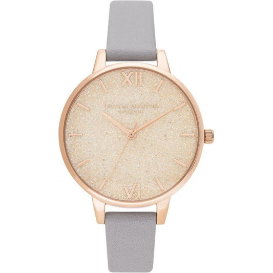 Olivia Burton Gray Synthetic Leather Watch Olivia Burton Light Gray