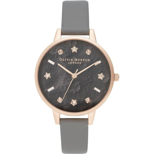 Olivia Burton Gray Leather Watch Olivia Burton Dim Gray