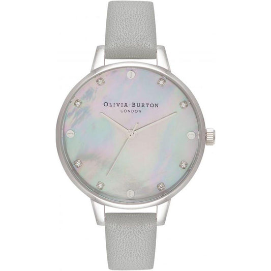 Olivia Burton Gray Synthetic Leather Watch Olivia Burton Gray