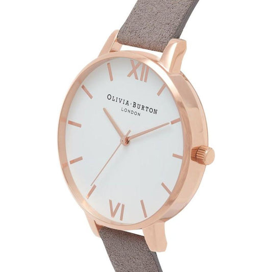 Olivia Burton Gray Leather Leather Watch Olivia Burton Light Gray