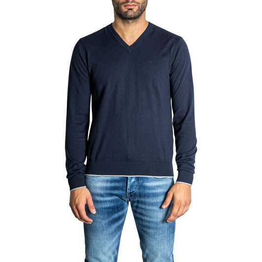 Armani Exchange Blue Cotton T-Shirt Armani Exchange Dark Slate Gray