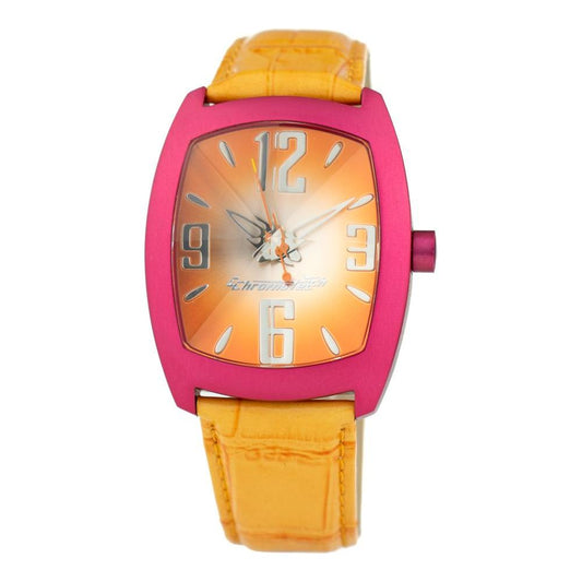Chronotech Orange Leather Watch Chronotech Sandy Brown