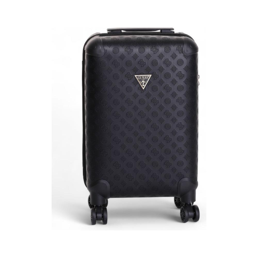 Front view with bag zipped and handles upright.