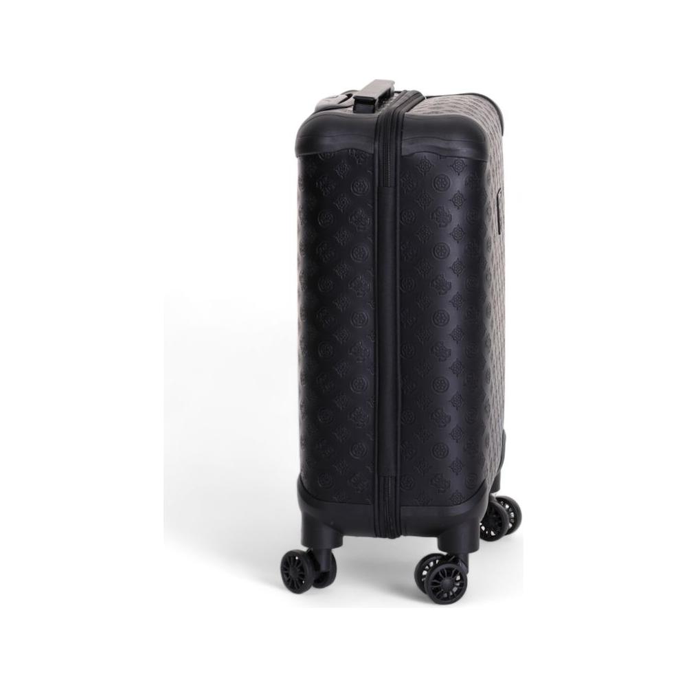 Front view with bag zipped and handles upright.