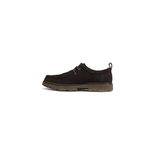 Calvin Klein Brown Suede Leather Casual Calvin Klein Dark Slate Gray