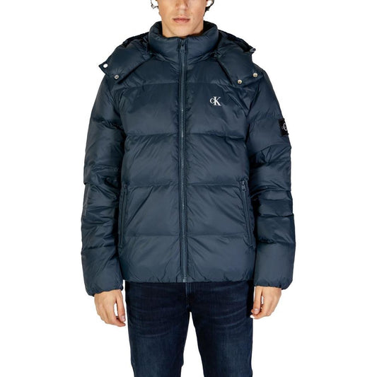 Calvin Klein Jeans Blue Polyamide Jacket Calvin Klein Jeans Dark Slate Gray