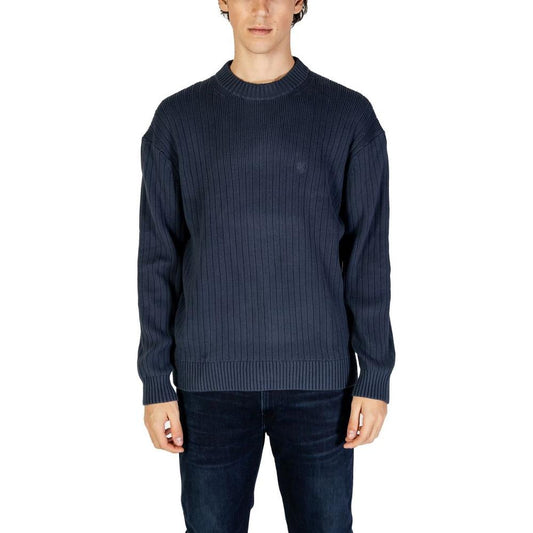 Calvin Klein Jeans Blue Cotton Sweater Calvin Klein Jeans Dark Slate Gray