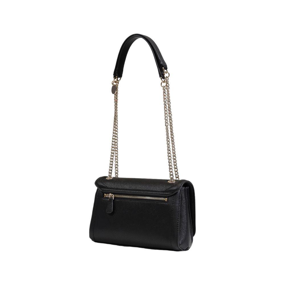 Front view with bag zipped and handles upright.