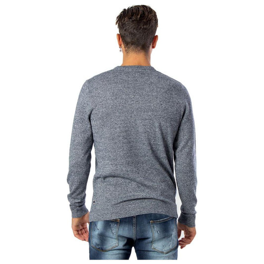 Jack Jones Blue Cotton T-Shirt Jack Jones Dim Gray