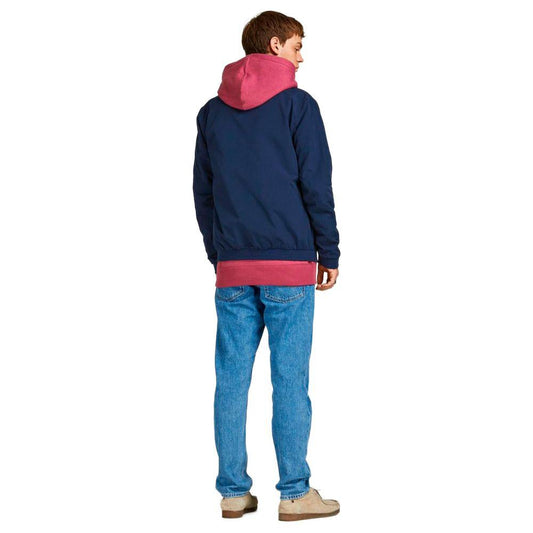 Jack Jones Blue Polyester Jacket Jack Jones Rosy Brown