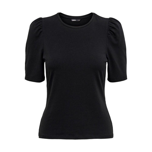 Only Black Cotton Tops & T-Shirt Only Black
