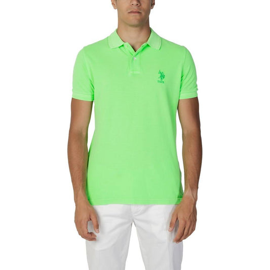 U.S. POLO ASSN. Green Cotton Polo Shirt U.S. POLO ASSN. Light Green