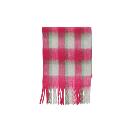Only Multicolor Polyester Scarf Only Maroon
