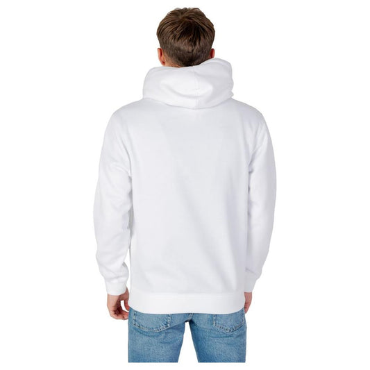 Calvin Klein Jeans White Cotton Sweater Calvin Klein Jeans Lavender