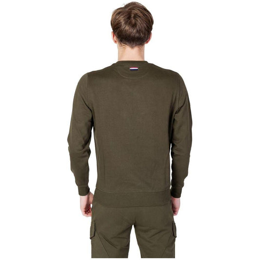U.S. POLO ASSN. Green Cotton Sweater U.S. POLO ASSN. Dark Olive Green